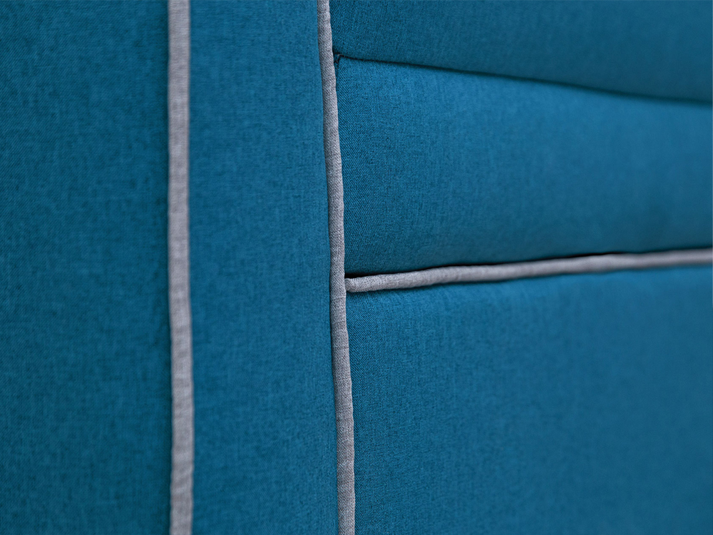 Диван-кровать Найс 120 ткань синяя/серо-бежевая Картинка № 9