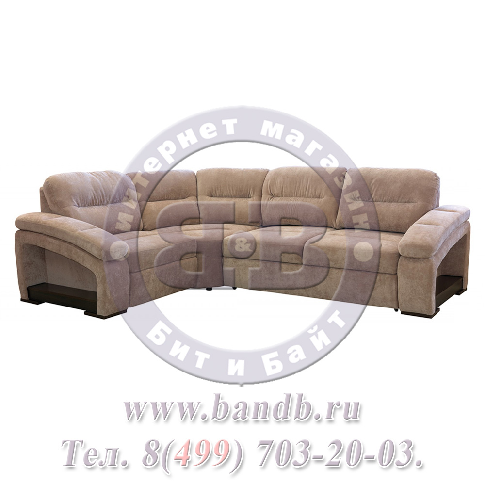 Угловой диван-кровать Рокси ткань 40430 энерджи десерт 2 бежевый песочный Картинка № 2