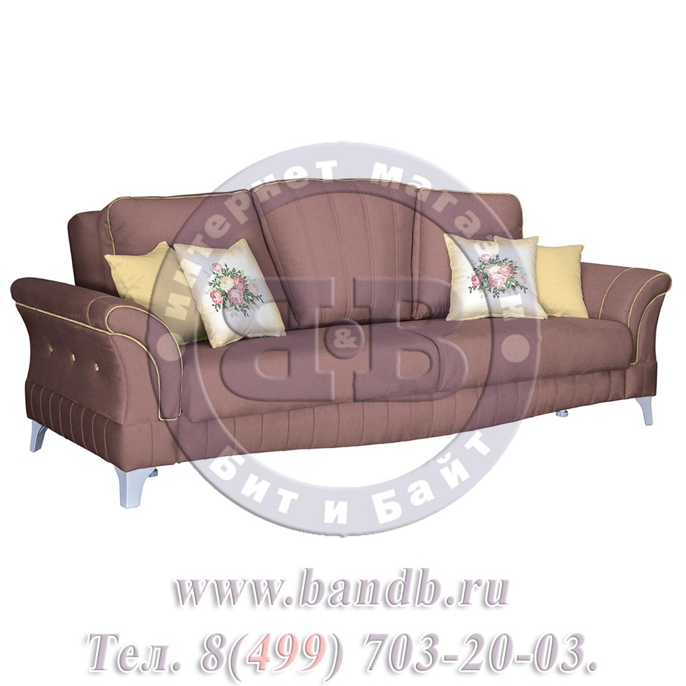 Диван-кровать с креслом Каролина ткань ТД 120 Картинка № 2