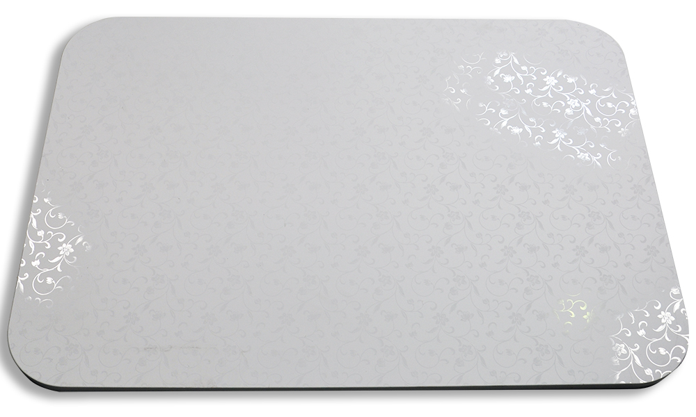 Стол обеденный Былина столешница 22 мм. цветы белые матовые Картинка № 6