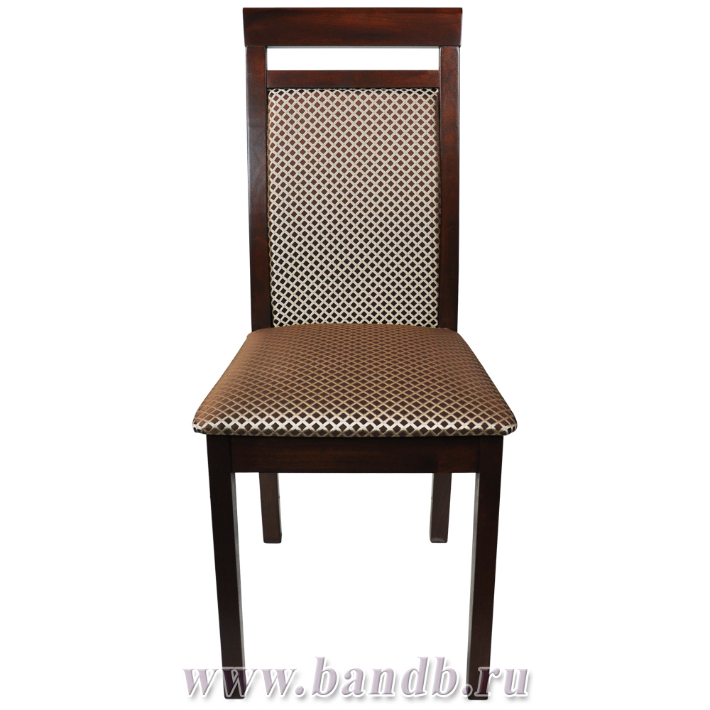 Кухонный стул Мебель--24 Гольф-12 цвет орех обивка ткань руми 812/8 Картинка № 2