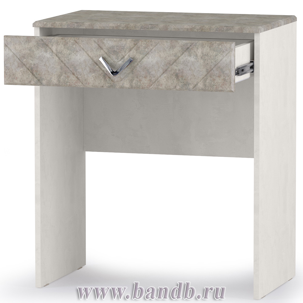 Стол туалетный Амели Моби 12.48 цвет шёлковый камень/бетон чикаго беж Картинка № 4