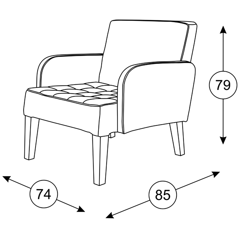 Квадро кресло, ткань ТК 962 Картинка № 5