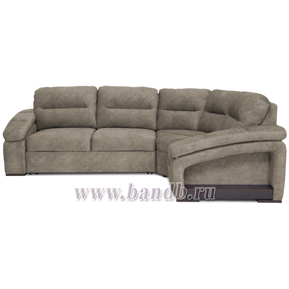 Угловой диван-кровать Рокси ткань 40433 кортекс латте серо-бежевый Картинка № 2
