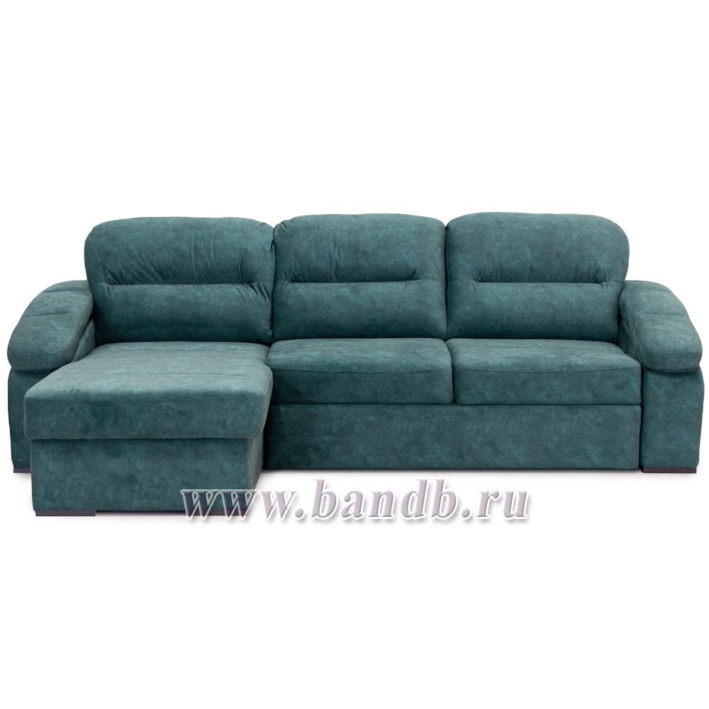 Угловой диван-кровать Рокси ткань 40434 кортекс атлантик тёмно-бирюзовый Картинка № 4