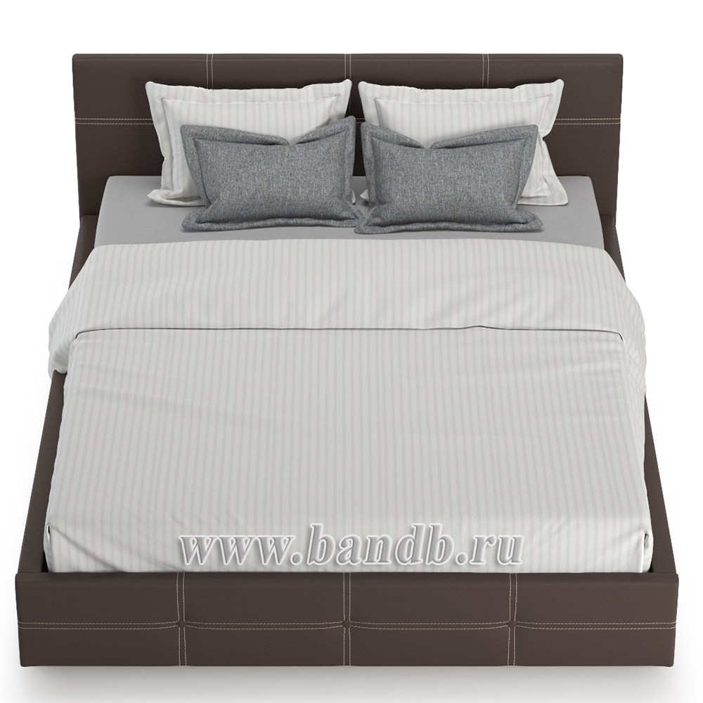 Кровать интерьерная Синди 1600 шоколад распродажа интерьерных кроватей Картинка № 3