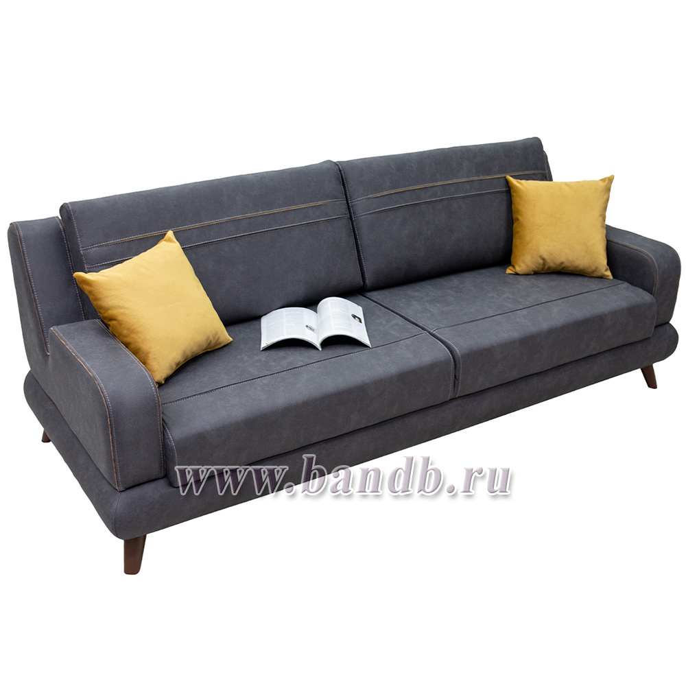 Еврокнижка Стивен диван-кровать ткань ТД 969 Сидней графит Картинка № 2