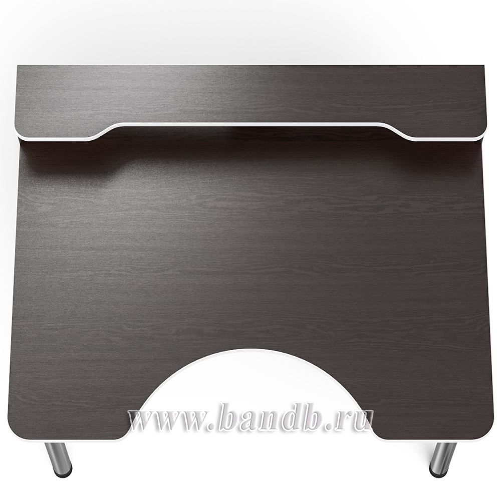 Игровой компьютерный стол с надстройкой С-МД-СК2Н-1200-900 цвет венге/кромка белая Картинка № 10