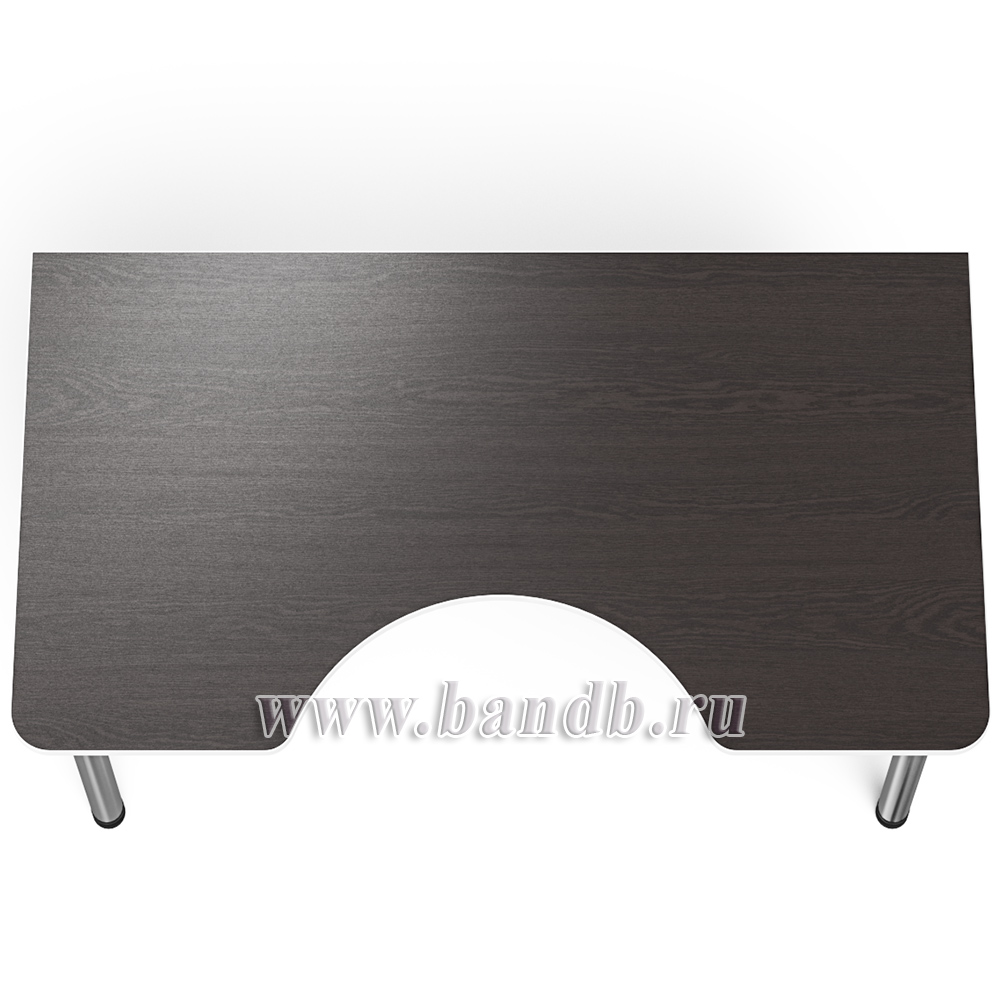 Игровой компьютерный стол С-МД-СК2-1400-750 цвет венге/кромка белая Картинка № 8 Игровой компьютерный стол С-МД-СК2-1400-750 цвет венге/кромка белая Картинка № 8