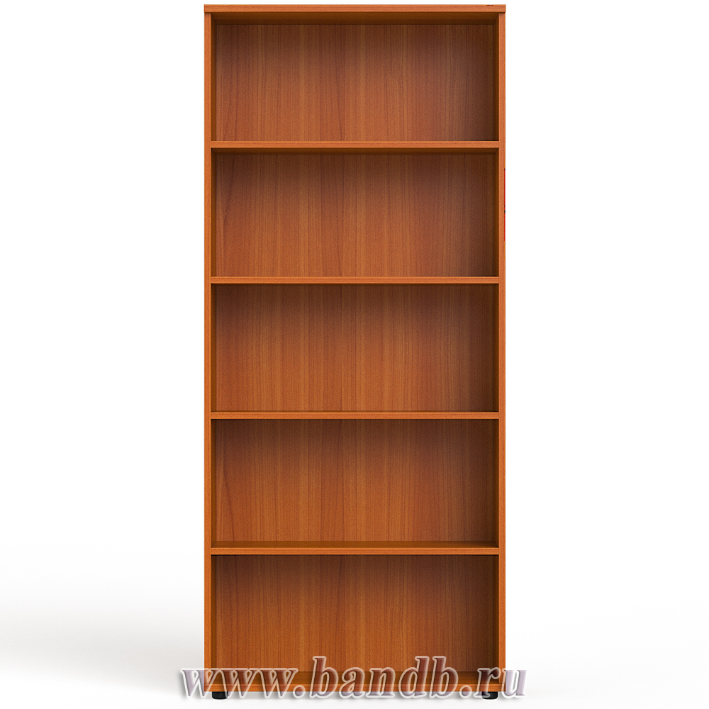 Шкаф для книг открытый С-МД-2-01 цвет вишня Картинка № 4