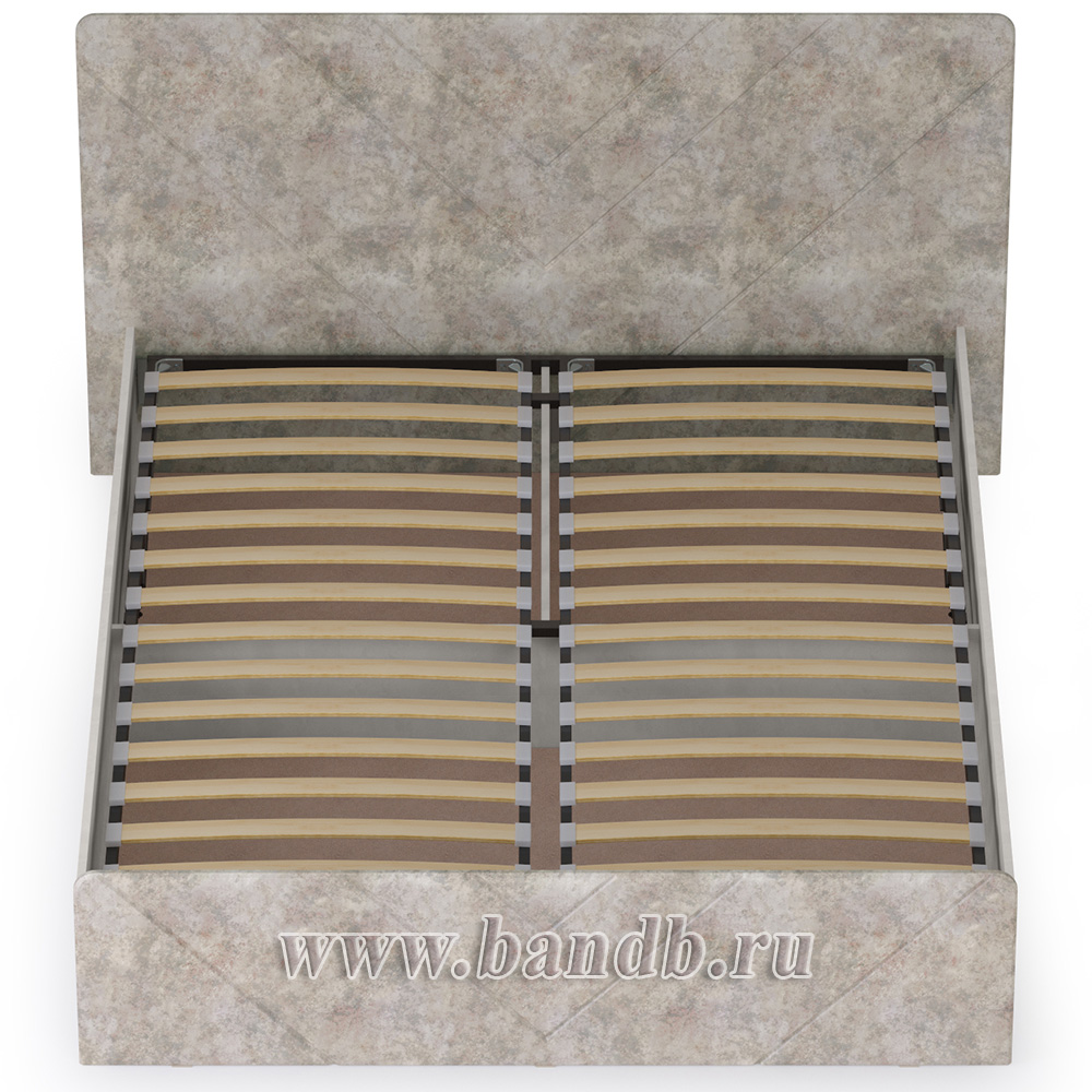 Кровать 1600 Амели 11.31 цвет шёлковый камень/бетон чикаго беж Картинка № 4