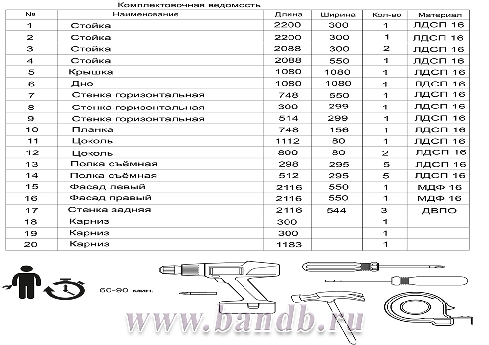 Шкаф с карнизом угловой для одежды Ливерпуль 13.124 цвет ясень ваниль/белый Картинка № 12