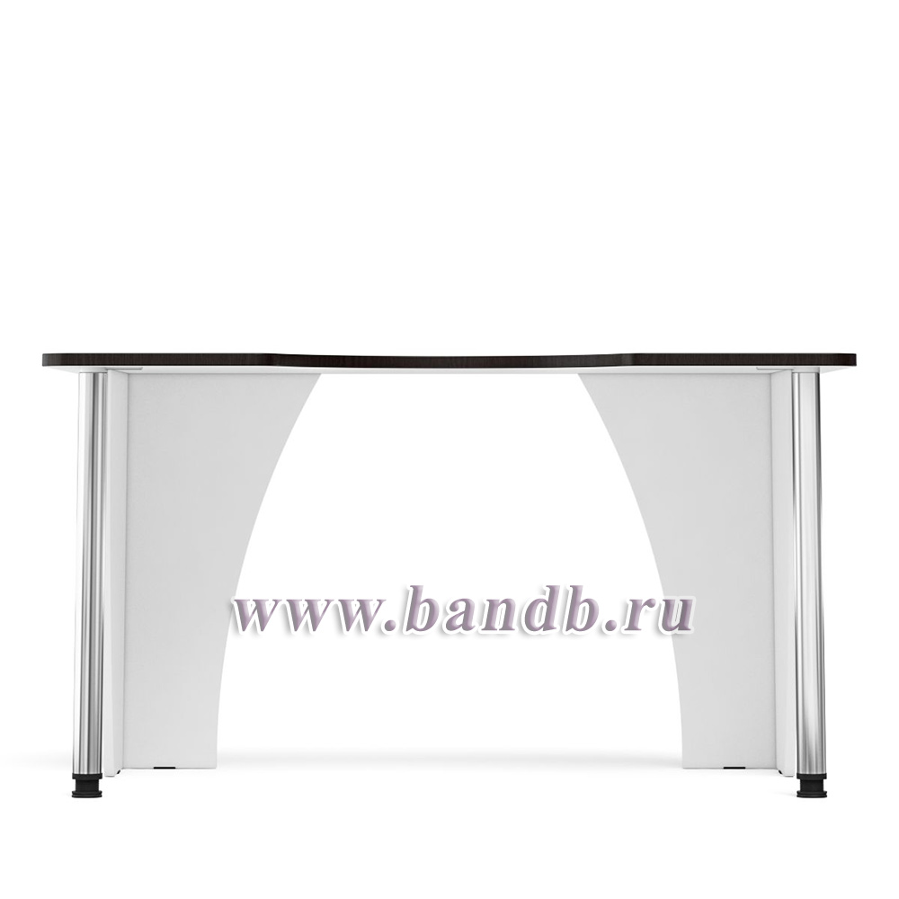 Игровой компьютерный стол С-МД-СК2-1360-750 цвет белый/кромка венге Картинка № 7 Игровой компьютерный стол С-МД-СК2-1360-750 цвет белый/кромка венге Картинка № 7