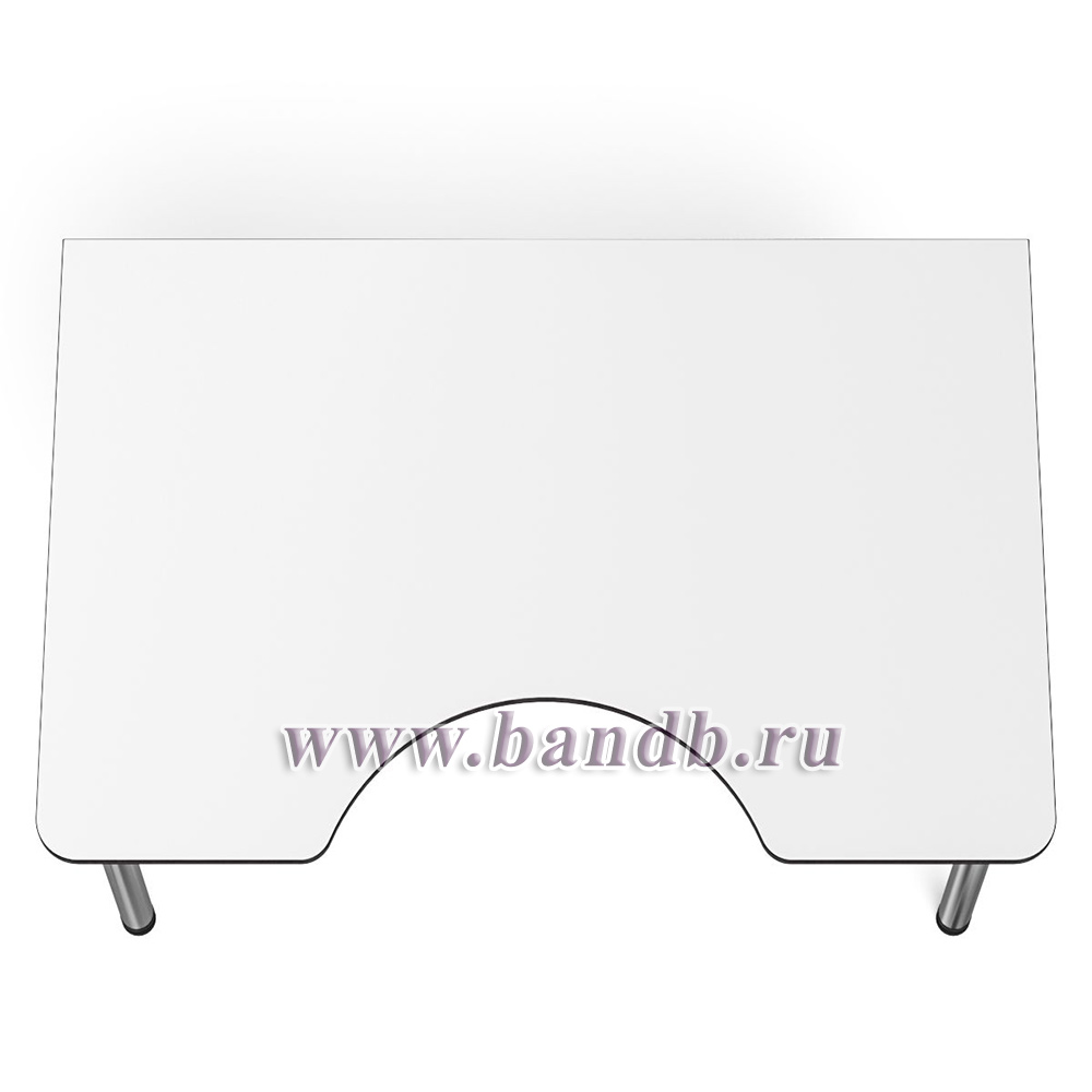 Игровой компьютерный стол С-МД-СК2-1360-900 цвет белый/кромка венге Картинка № 8