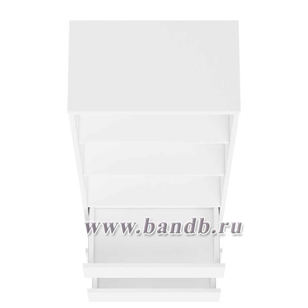 Стеллаж с ящиками Мори МСТ600.3 цвет белый Картинка № 9