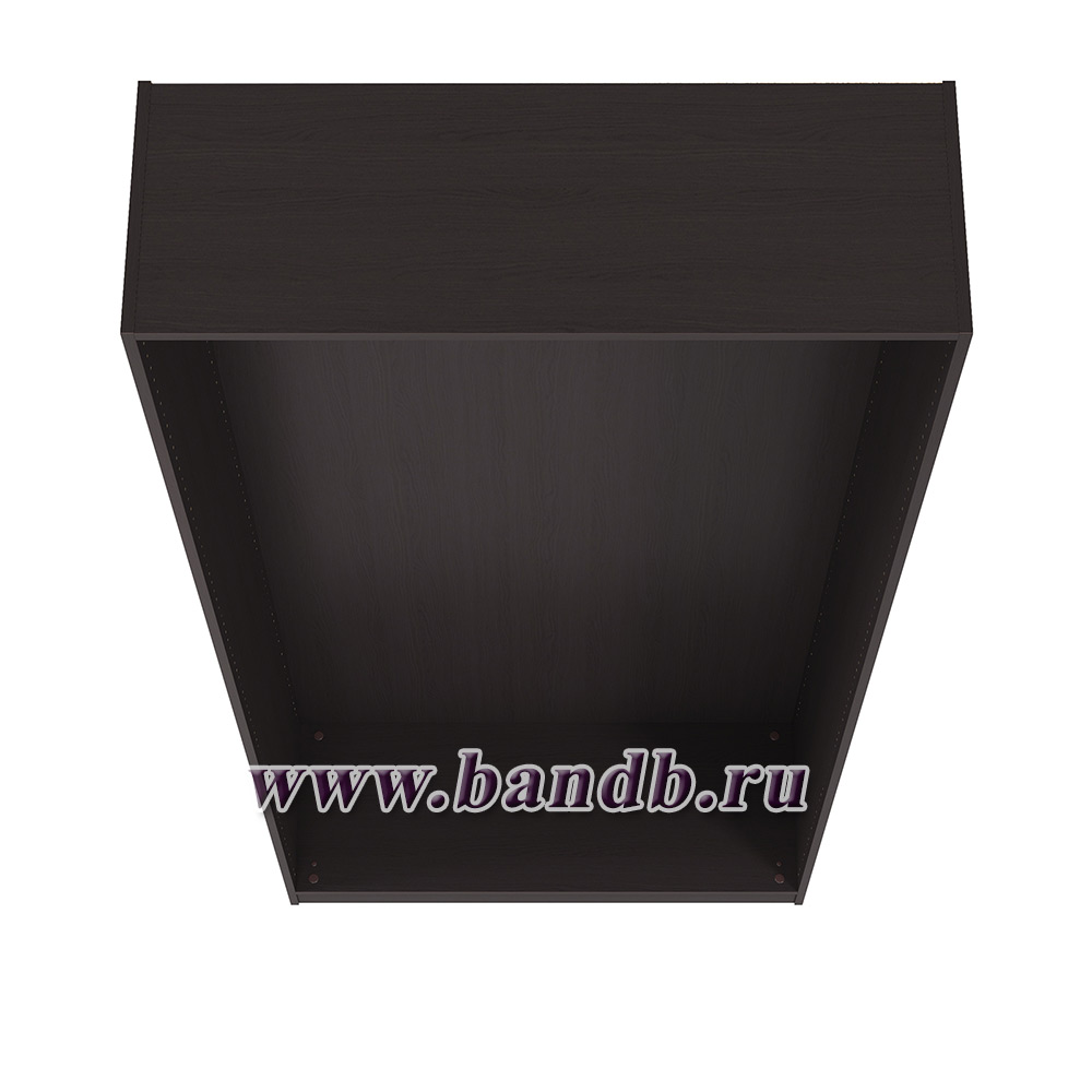 Каркас шкафа ИКЕА ПАКС, цвет чёрно-коричневый, ШхГхВ 100х35х236 см., корпус шкафа для гардероба Картинка № 3