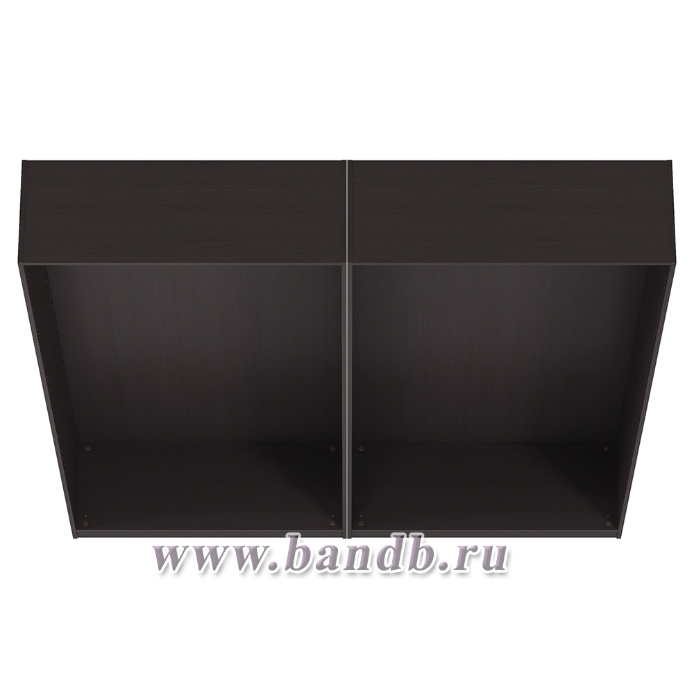 Каркас шкафа ИКЕА ПАКС 200 см., цвет чёрно-коричневый, ШхГхВ 200х35х236 см., корпус шкафа для гардероба Картинка № 4