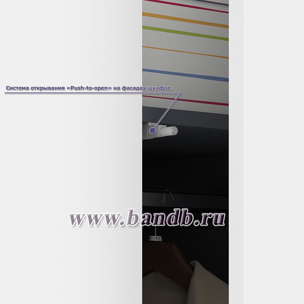 Стол письменный Мори 1200 и шкаф 900 с антресолью цвет графит/белый Картинка № 6