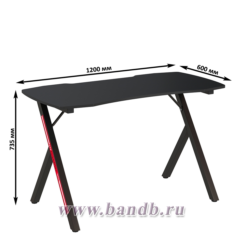 Игровой стол Мебель--24 GT-2310 цвет чёрный Картинка № 5
