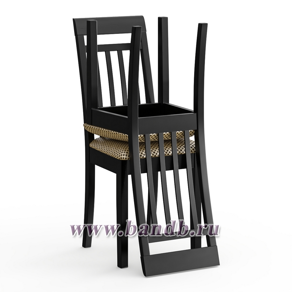 Два стула Мебель--24 Гольф-11 цвет массив берёзы венге обивка ткань атина коричневая Картинка № 5