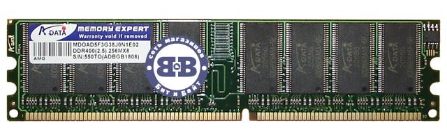 Оперативная память RAM DIMM DDR 512Mb PC3200 DDR400 A-Data Картинка № 1