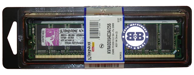 Оперативная память RAM DIMM DDR 256Mb PC3200 DDR400 KingSton Картинка № 1