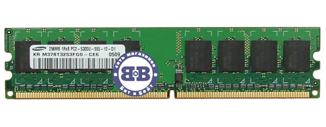 Оперативная память RAM DIMM DDR-II 256Mb PC5300 DDR667 Samsung Картинка № 1