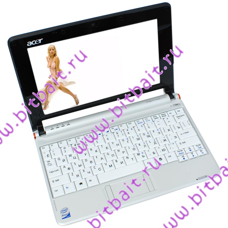 Ноутбук ACER ASPIRE One AOA 110-Aw Atom N270 / 512Mb / 8Gb SSD / Wi-Fi / 8,9 дюйма / Linux белый Картинка № 1