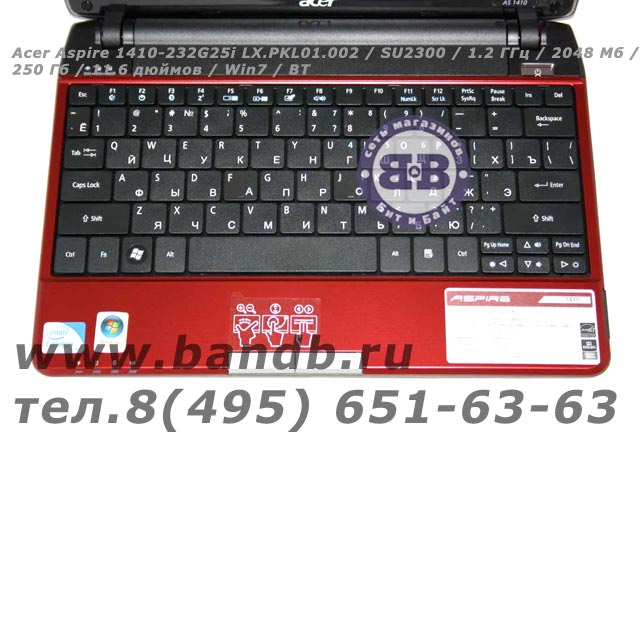 Acer Aspire 1410-232G25i LX.PKL01.002 / SU2300 / 1.2 ГГц / 2048 Мб / 250 Гб / 11.6 дюймов / Win7 / BТ Картинка № 2