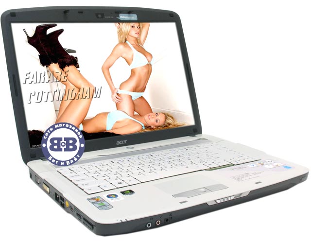 Ноутбук ACER ASPIRE 5520G Turion64 TL58 X2 / 2048Mb / 160Gb / DVD±RW / nVidia 8400M G 128Mb / Wi-Fi / BT / 15,4 дюймов / WVistaHP Картинка № 1
