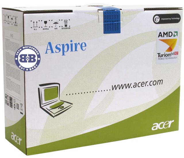 Ноутбук ACER ASPIRE 9303WSMi Turion64 TL52 X2 / 1024Mb / 120Gb / DVD±RW / nVidia 7600SE 128Mb / 17 дюймов / WinXP MCE Картинка № 9