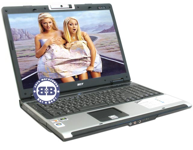 Ноутбук ACER ASPIRE 9305WSMi Turion64 TL60 X2 / 2048Mb / 200Gb / DVD±RW / nVidia 7600SE 128 Mb / 17 дюймов / WVistaHP Картинка № 1