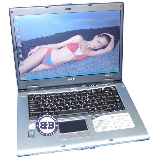 Ноутбук ACER TravelMate 4202WLMi T2300 / 512Mb / 80Gb / DVD±RW / 15,4 дюйма / WinXp Home Картинка № 1