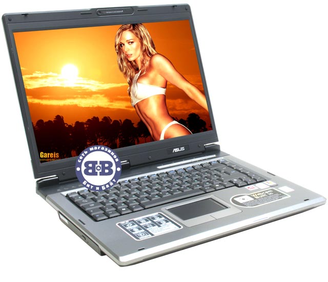 Ноутбук ASUS A6Je T5500 / 512Mb / 80Gb / DVD±RW / WiFi / BT/ ATI X1450-128Mb / 15,4 дюйма / WinXp Home Картинка № 1