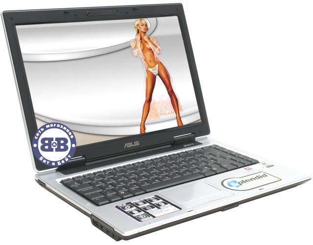 Ноутбук ASUS A8Jp T5600 / 1024Mb / 120Gb / DVD±RW / ATI X1700 512Mb / 14 дюймов / WinXp Home Картинка № 1