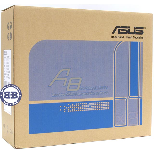 Ноутбук ASUS A8Jr T5500 / 1024Mb / 120Gb / DVD±RW / ATI X2300 128Mb / Wi-Fi / 14 дюймов / WVistaHB Картинка № 10