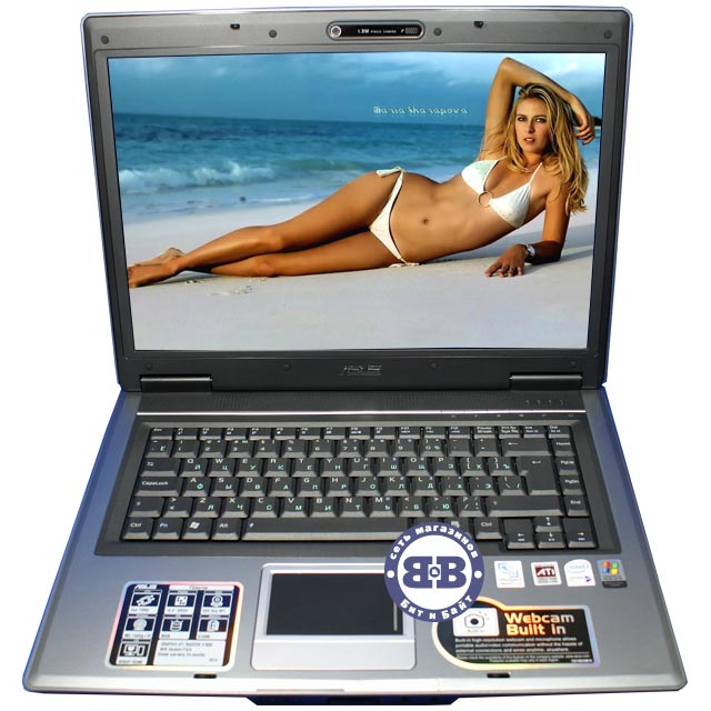Ноутбук ASUS F3Ja T1350 / 512Mb / 80Gb / DVD±RW / ATI X1600 256Mb / 15,4 дюйма / WinXp Home Картинка № 1