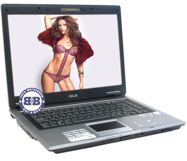 Ноутбук ASUS F3Jr T2080 / 1024Mb / 120Gb / DVD±RW / ATI X2300 128Mb / Wi-Fi / 15,4 дюйма / WVistaHP Картинка № 1
