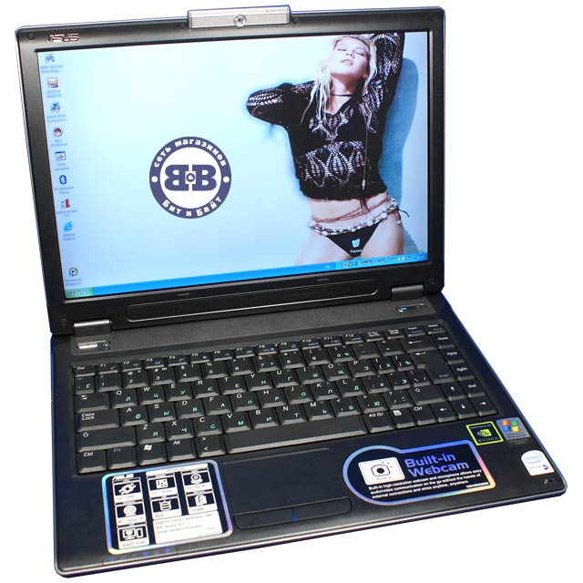 Ноутбук ASUS W7J T2400 / 1024Mb / 80Gb / 13,3 дюйма Картинка № 1