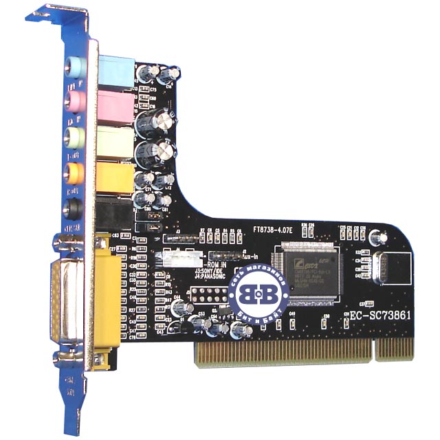 Звуковая карта PCI C-Media 8738 5.1channel Картинка № 1