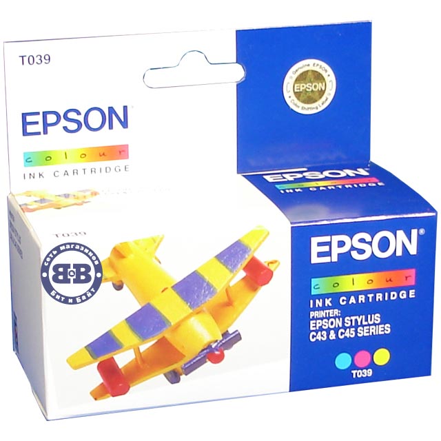 Цветной картридж для Epson C43, C45 C13T03904A T039 Картинка № 1