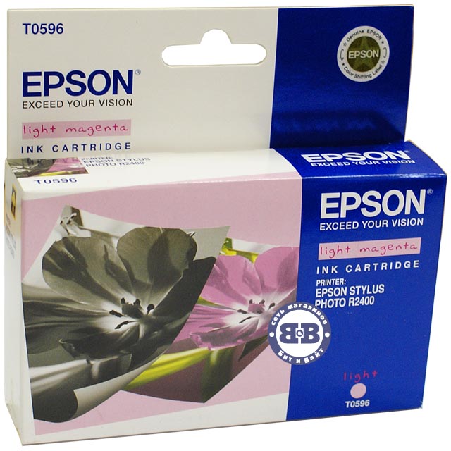 Светло-пурпурный картридж для Epson R2400 C13T059640 T0596 Картинка № 1