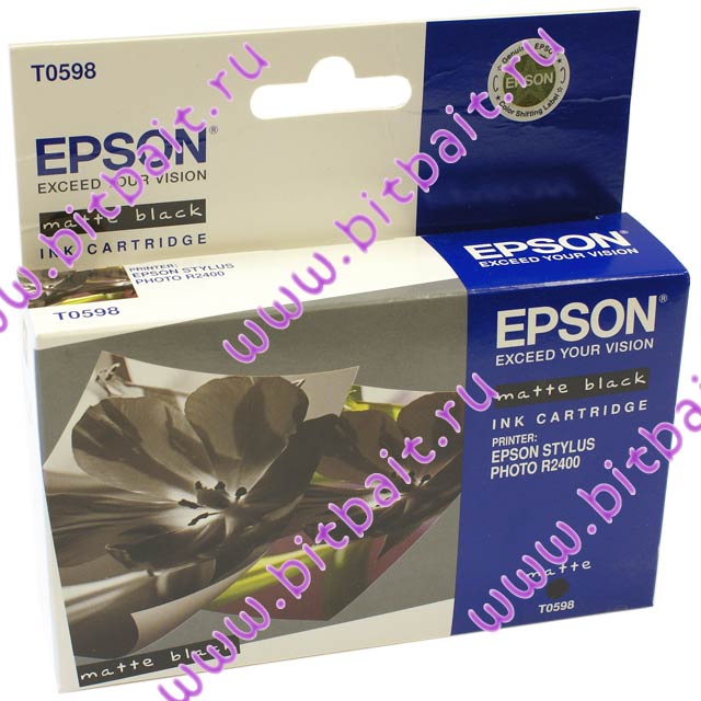 Матовый картридж для Epson R2400 C13T059840 T0598 Картинка № 1