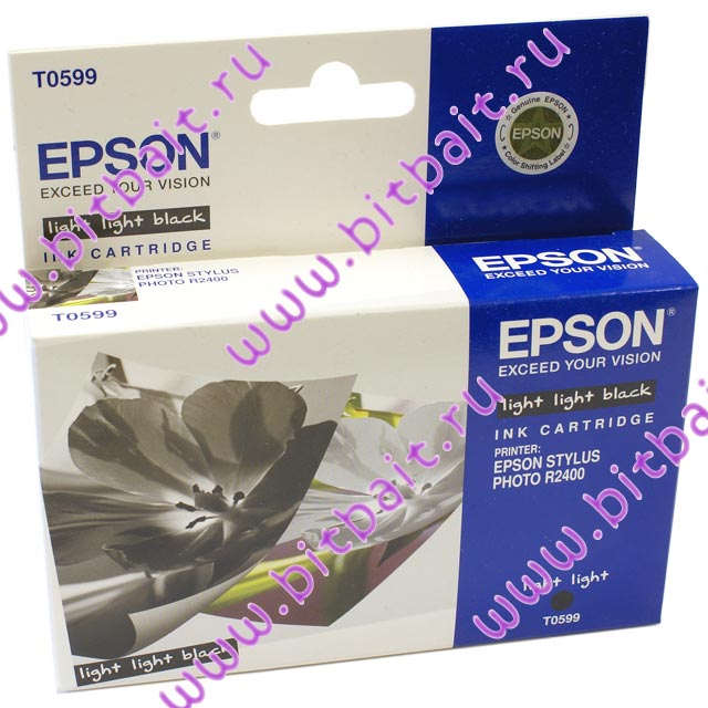 Светло-серый картридж для Epson R2400 C13T059940 T0599 Картинка № 1