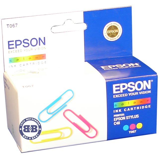 Цветной картридж для Epson C48 C13T067040 T067 Картинка № 1