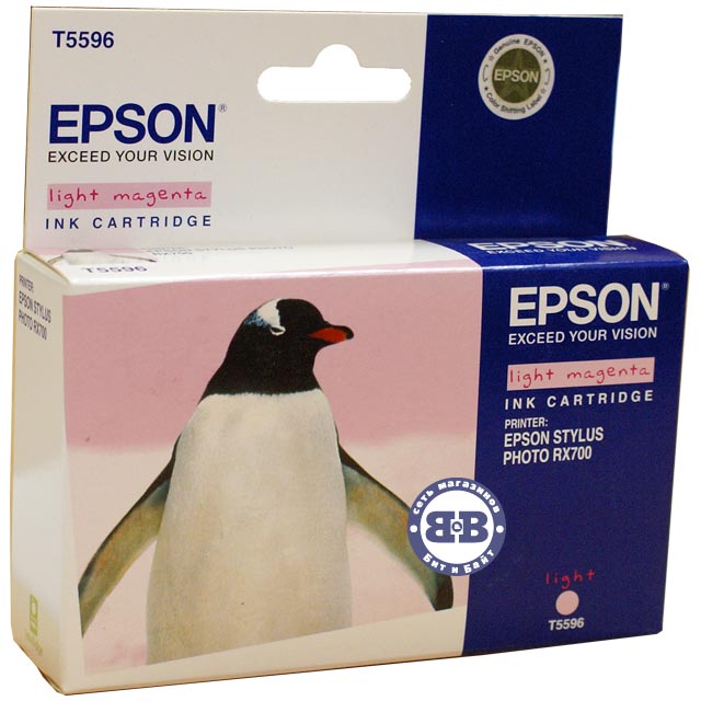 Светло-пурпурный картридж для Epson RX700 C13T559640 T5596 Картинка № 1