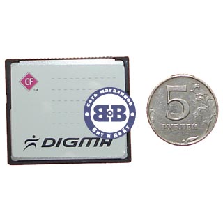 Compact Flash Card 1024Mb Digma 80x RTL Картинка № 2