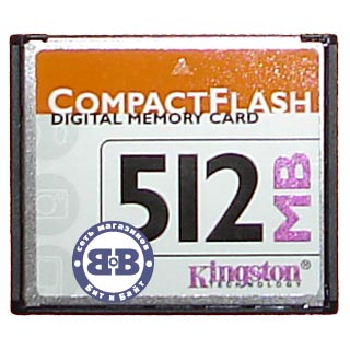 Compact Flash Card 512Mb Kingston CF/512 Retail Картинка № 1