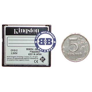 Compact Flash Card 512Mb Kingston CF/512 Retail Картинка № 2