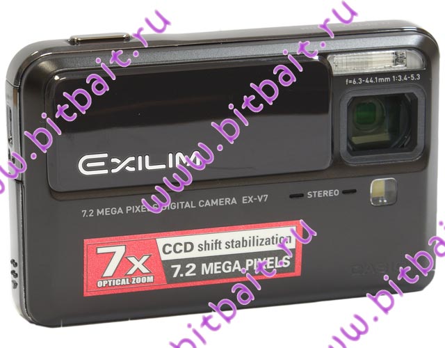 Цифровая фотокамера Casio EXILIM EX-V7 7,2Mpx чёрная Картинка № 1